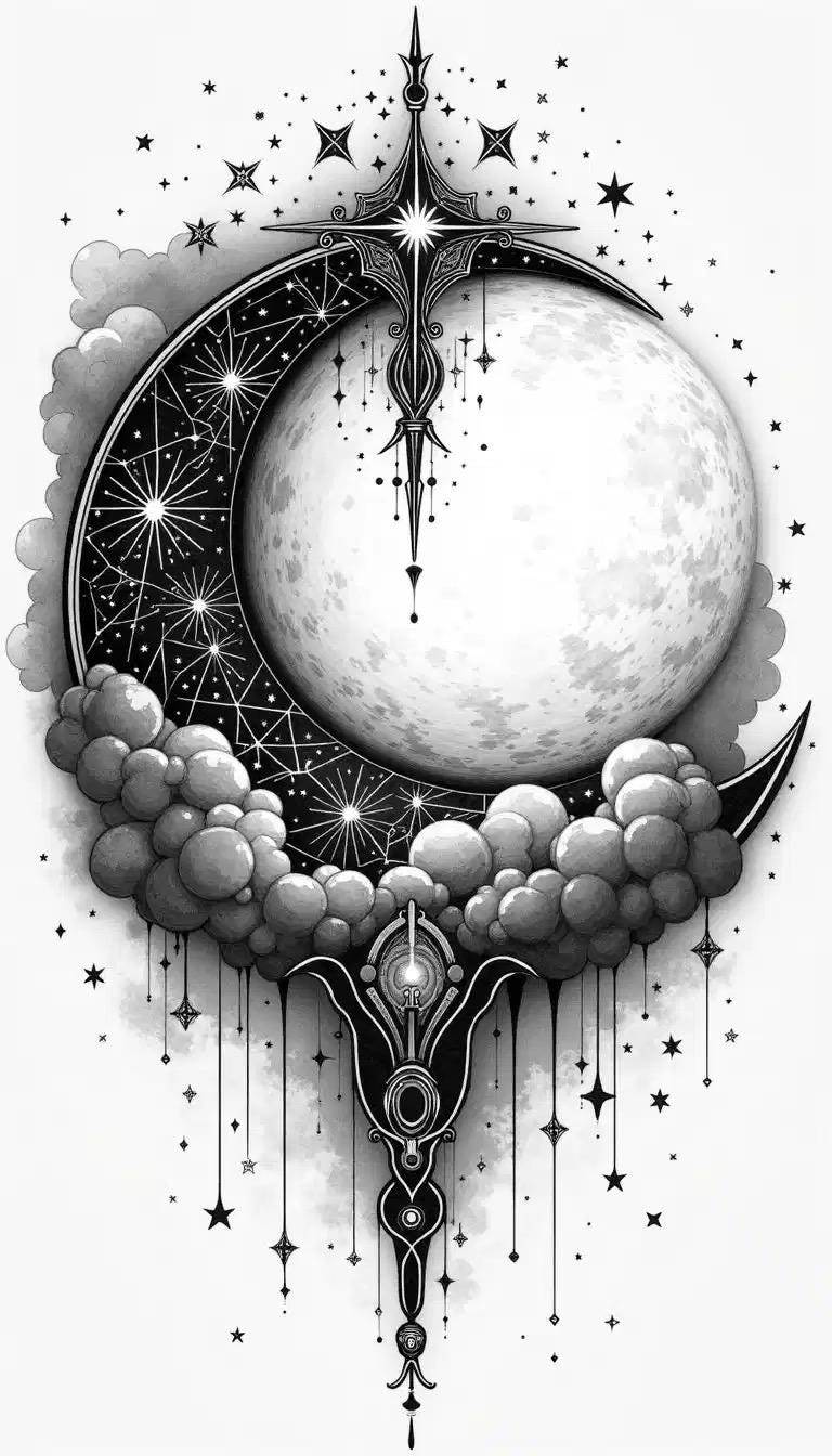 Digital Download - Portal to Your Dreams  Dream Journal Lucid Dreaming Workbook Moon Celestial Dream Diary Shadow Work, Intuition & Night Visions - PDF FILE