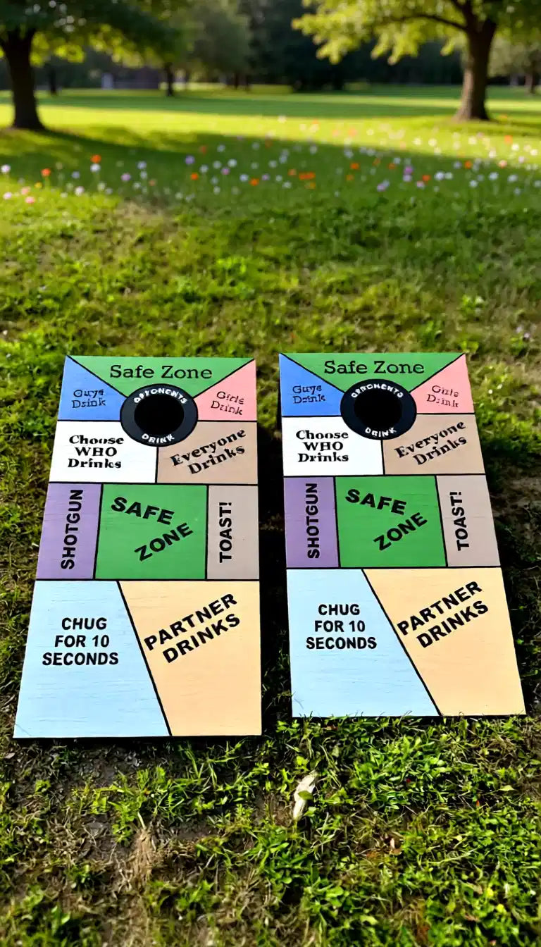 Drinking Cornhole Boards: The Ultimate 4ft x 2ft Party Game!