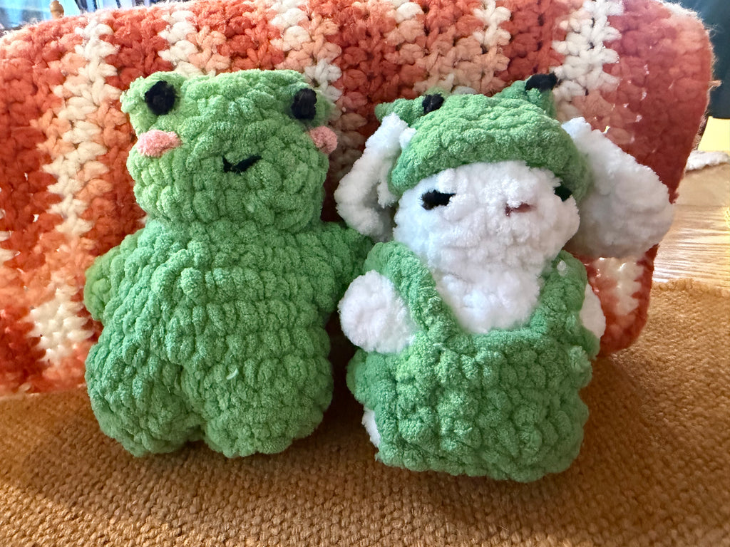Handmade Crochet Bunny Rabbit Plush – Soft Amigurumi Stuffed Animal