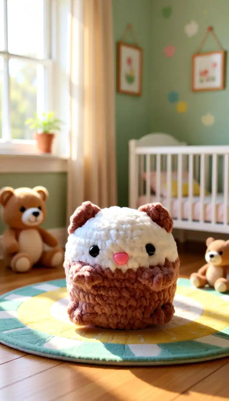 Handmade Crochet Cat Plush – Cute Amigurumi Gift | Soft Mini Plush Toy