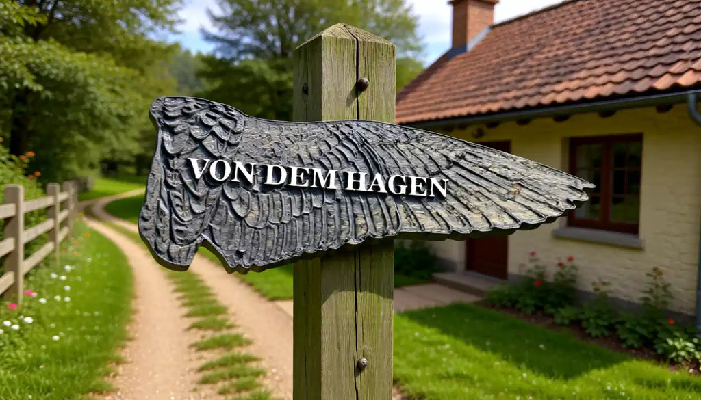 Custom Carved Wooden Wings - Artisan Trailmarker Decor