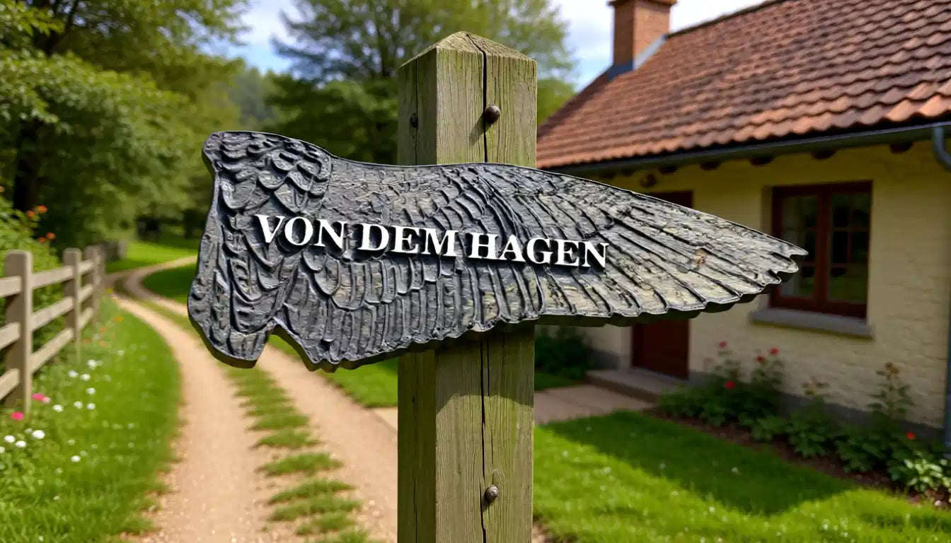 Custom Carved Wooden Wings - Artisan Trailmarker Decor