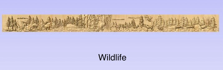 Custom CNC Wood Carving – Chair Rail Trim