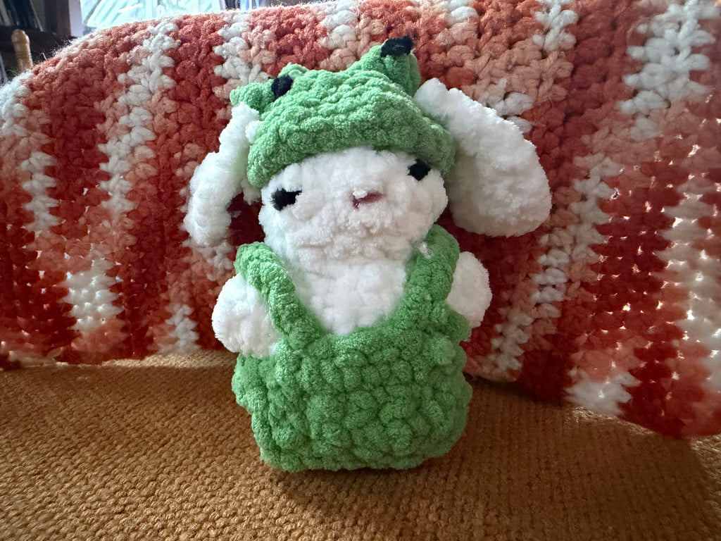 Handmade Crochet Bunny Rabbit Plush – Soft Amigurumi Stuffed Animal