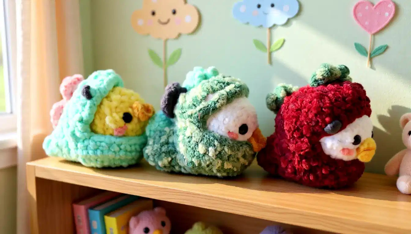 RAWR-Dorable! Crochet Dino-Ducklings Amigurumi - 5 in