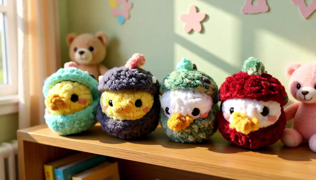 RAWR-Dorable! Crochet Dino-Ducklings Amigurumi - 5 in