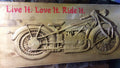 Motorcycle - Live it Love it Ride it Customizable Sign