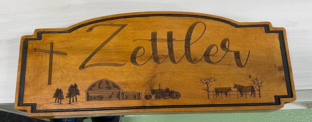 Engraved Personalized Cottage signHunt Camp Cabin Cottage Trail markers Lakehouse Street signs