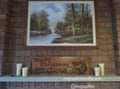 Merry Christmas Sign - wood carved